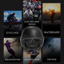 Intelligent 128GB Cycling Recording Helmet Camera