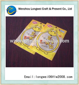 custom printing opp bag packing/opp plastic bag