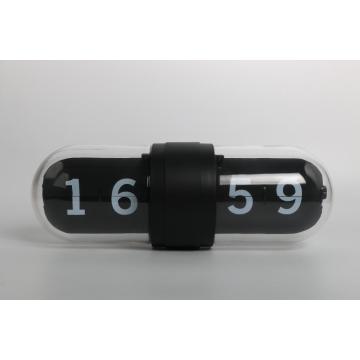 Black Capsule Mode Flip Desk Clock