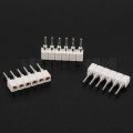 Conector feminino vertical branco de 2,0 mm 6p