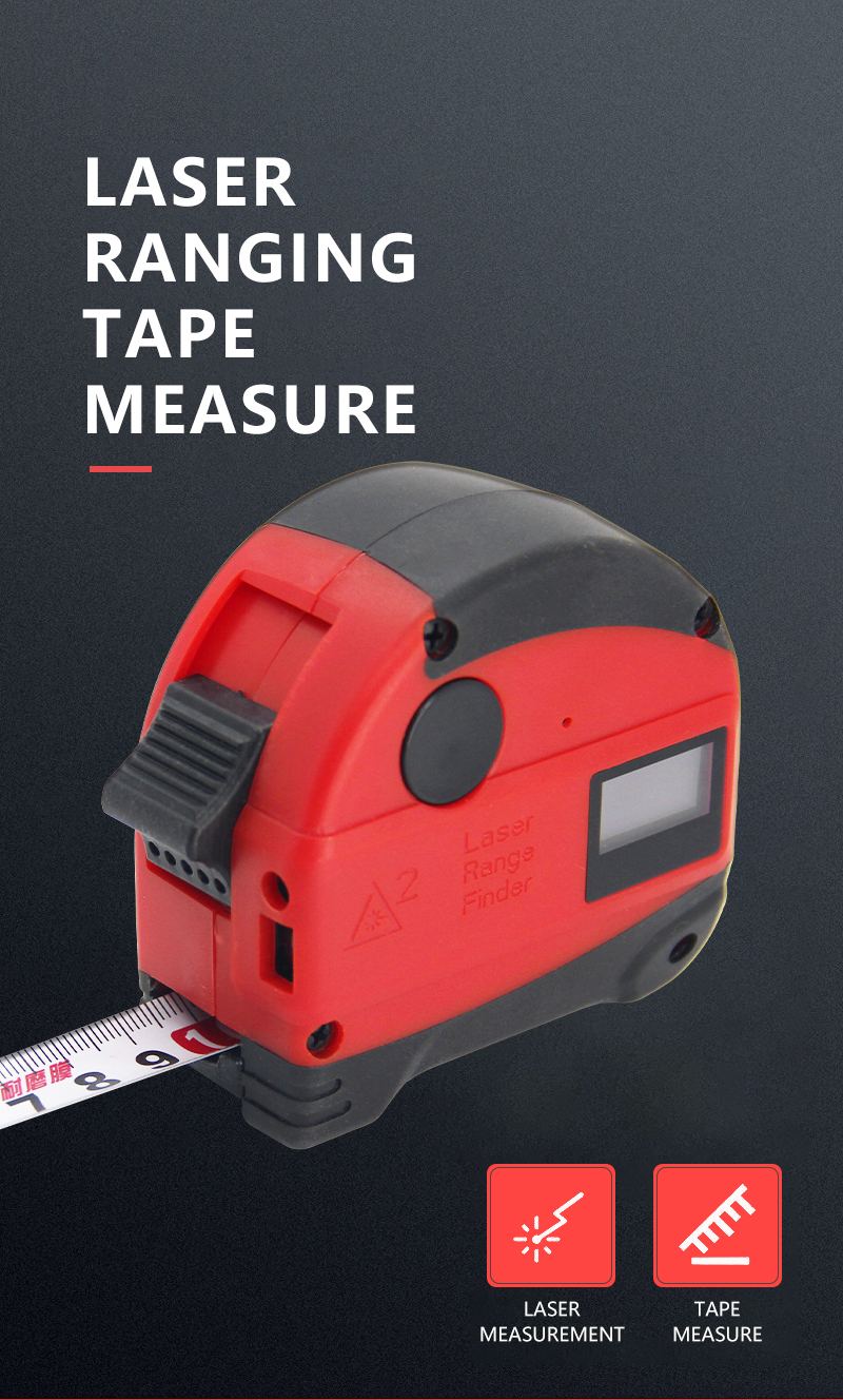 Digital Display Laser Tape Measure 1