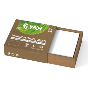 Fragrant hand wash available laundry detergent sheet