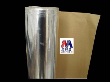 aluminum foil reinforced kraft paper for vapor barrier