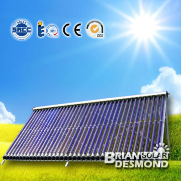 Heat Pipe Solar Thermal Pressurized Collector