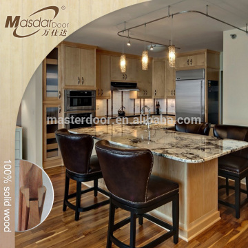 Ready made waterproof solid wood kitchen cabinets Turkey