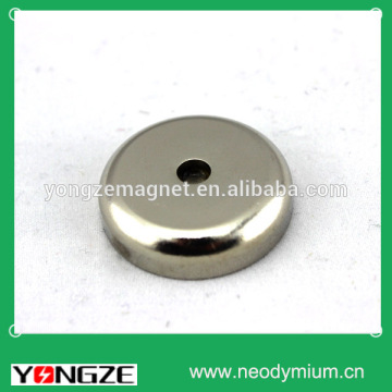 Factory price rare earth pot magnet.