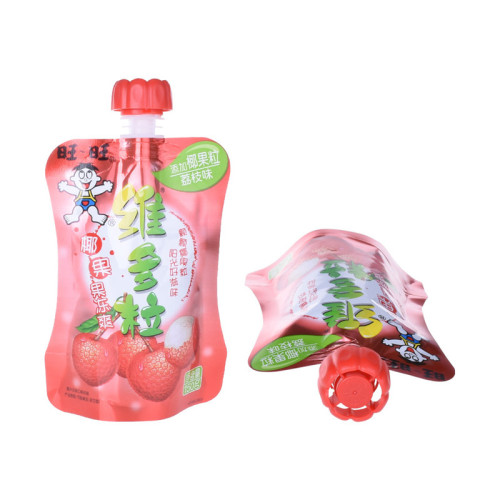 Reclosable Zipper Pouches Fruit Juice Packaging Bag