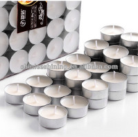 Colored party tealight candle