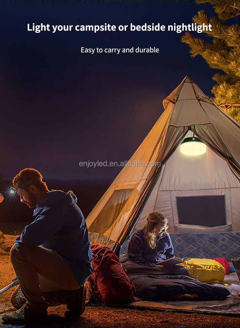 New Arrival Practical Easy Carry Multi Functions Optional LED Light Used For Outdoor Camping Tent Garden for boat yacht forest