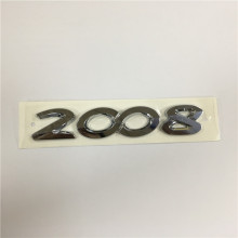 Chrome Custom 3D Auto Decal Trunk Emblem for Peugeot
