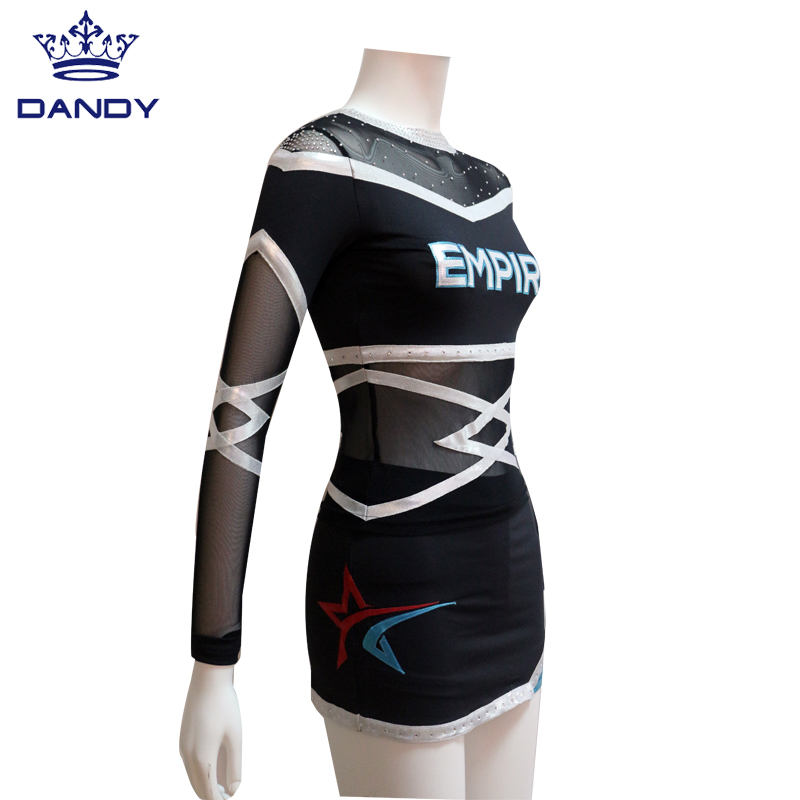 cheer uniforms with rhinestones