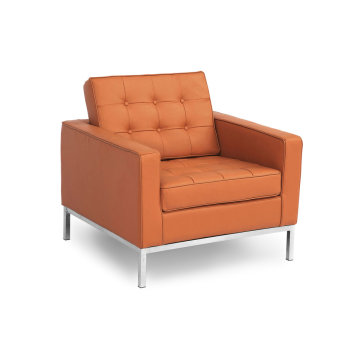 Florence knoll replica single leather sofa