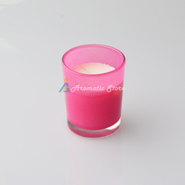 decorative scented plain glass jar candles