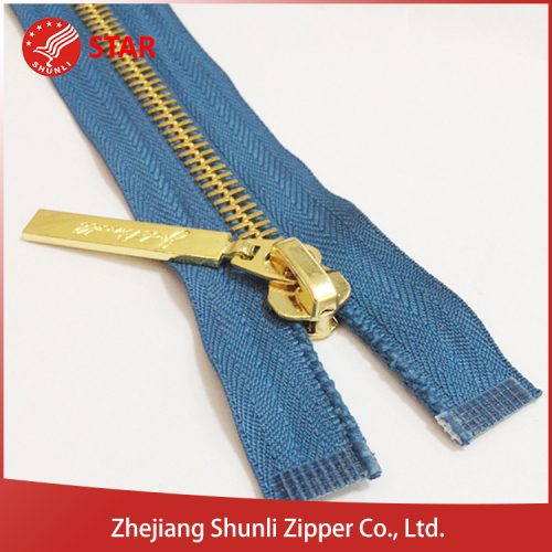 customized High grade long chain metal zipper