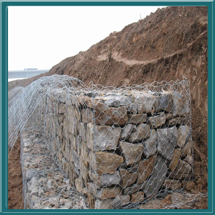 Gabion Box with Galvanized or PVC Coating