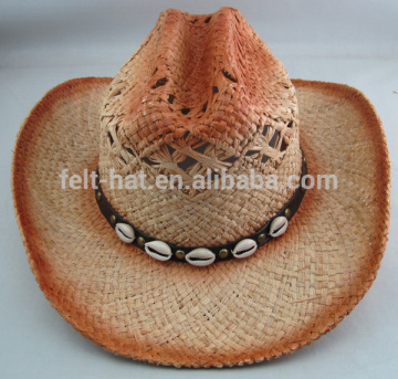 2016 collection 100% paper straw cowboy hat
