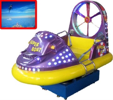 Coin-Operated Kiddie Ride "Super Boat'' Kiddie Rides