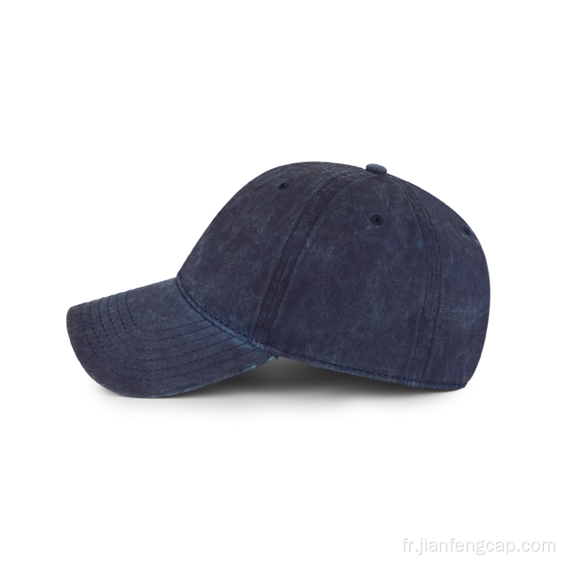 Casquette de baseball en coton Blank Oil avec lavage