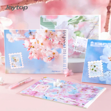 Wholesale Cherry Blossom Illustration Notebook A4 for Students