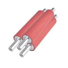 Latest Top Sales Knurling Small Rubber Roller Aluminum Alloy Machine Wheel Roller Covering Rubber for Sliding Table