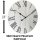 24インチの木材サイレントクォーツ時計