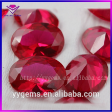 Oval Loose Ruby Stone Creaetd Corundum Gemstone for Dubai Bracelet