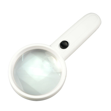 Handheld Glass Magnifying LED Light 3X9X 75mm