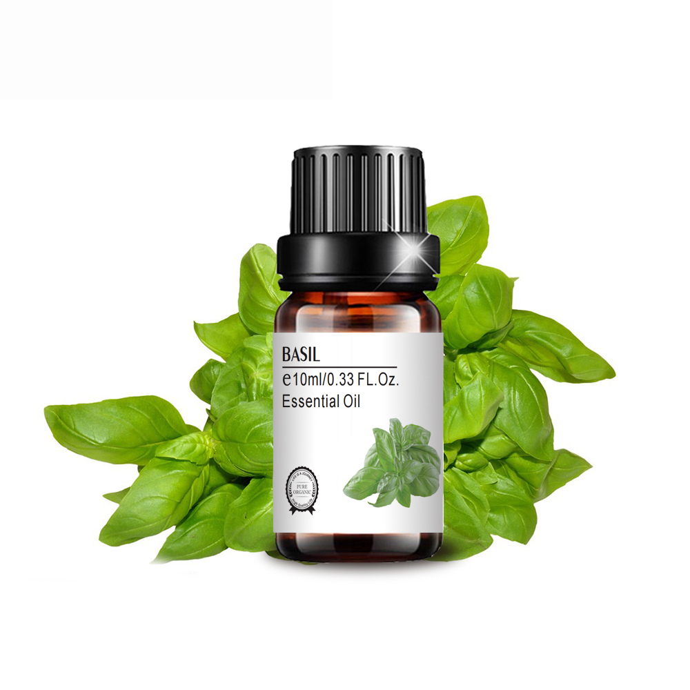 pure Aroma Basil Essential Oil Custom private label skincare