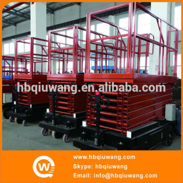 9m hydraulic scissor lifts aerial access platforms