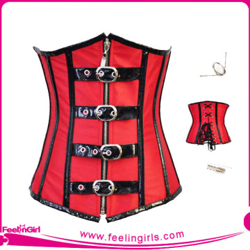 Wholesale Cheap Waist Training Red Underbust Corsets