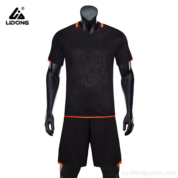 Equipo popular de venta caliente Uniforme de secado rápido de fútbol