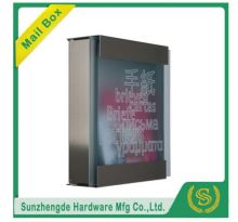 SMB-070SS Hand Made Classical Design Decorative Metal Square Mailbox Wall Mounted Indoor Mailbox