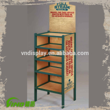 coffee display rack , pop display supermarket , retail display rack , MDF retail display rack