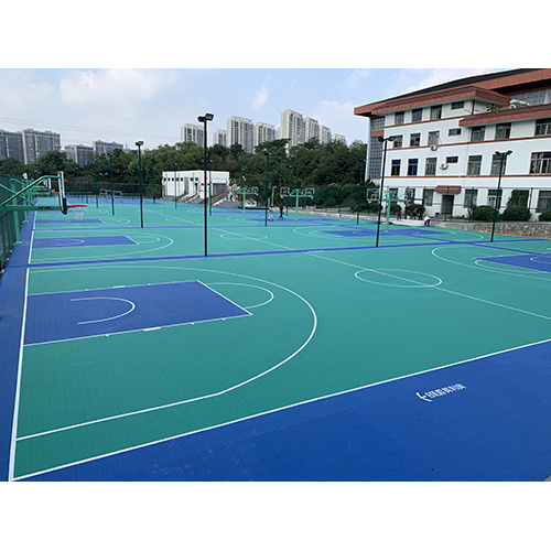 SES Elastic Modular Court Tile สำหรับสนามกีฬากลางแจ้ง