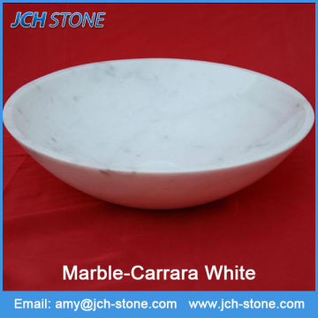 Marble-carrara white nature granite sinks bathroom