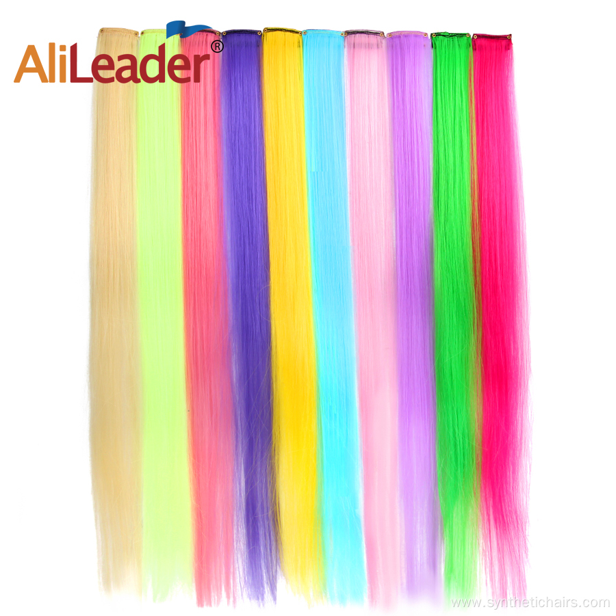 Ombre One Piece Clip In Synthetic Hair Extensions