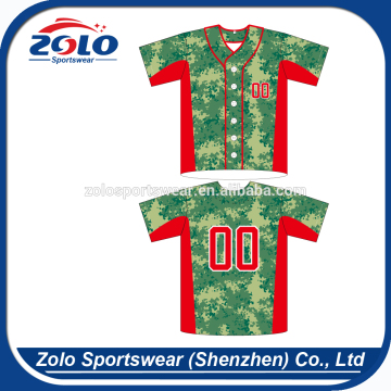 Cheap Customized Fully Dye Sublimated Green Authentic Baseball Jerseys