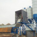 Small stationary 75m3 concrete batching plant machine