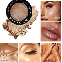 Red Tone Glitter for Stunning Eye Makeup Look