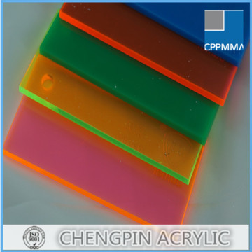 china supplier pmma fluorescent acrylic sheets