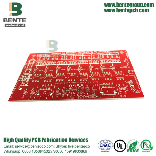PCB Prototype หมึกสีแดง