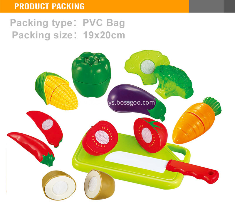 3plastic vegetable toys