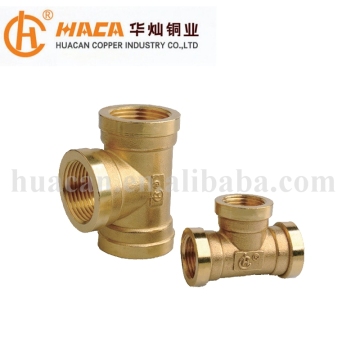 Brass Female Threaded Equal Tee,90 Degree Tee