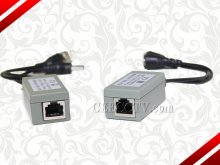 1 Channel Power / Video / Data Transceiver Cctv Twisted Pair Cee-203 Ptr