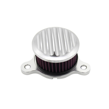Chrome CNC Aluminum Motorcycle Air Cleaner Filter Intake System Kits