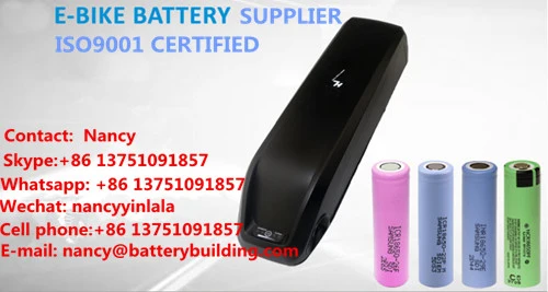 Rechargeable 10s2p 36V 7ah Water Bottle E-Bike Battery Lithium Ion Bike Battery for Electric Bikes Bafang BBS01 250W 350W 500W