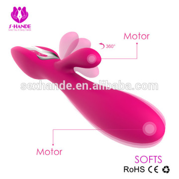 S-004 soft s rabbit pussy orgasm vibrator, USB Charge vibrator sex toys for orgasm
