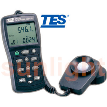 TES-1339 Professional Light Meter Integral Illuminance/Luminous Intensity Counter Autoranging Datalogger