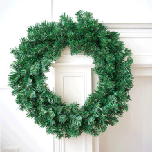 Christmas Wreath 30/40/50/60CM DIY PVC Green Vine Ring Decoration