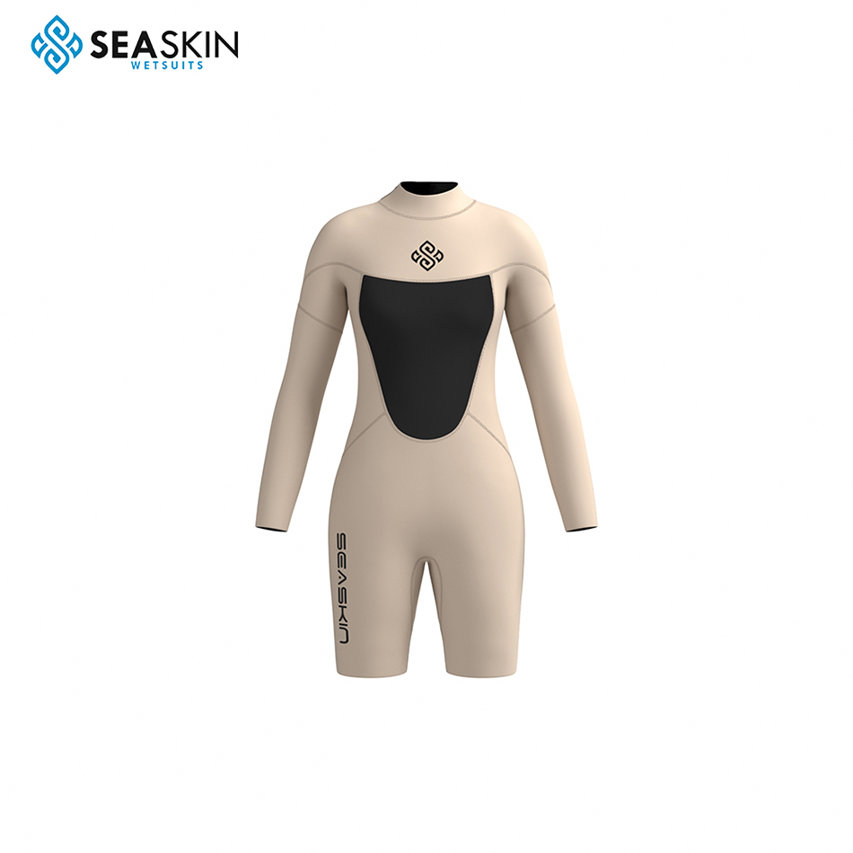 Seackin OEM ODM Flexible Springsuit Wetsuit για γυναίκες